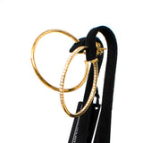 Digo Earrings 18 Carat Yellow Gold - Blue Salon