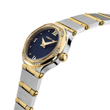 Cerruti Rendinara Women's Crystals Two Tone Stainless Steel Bracelet Watch