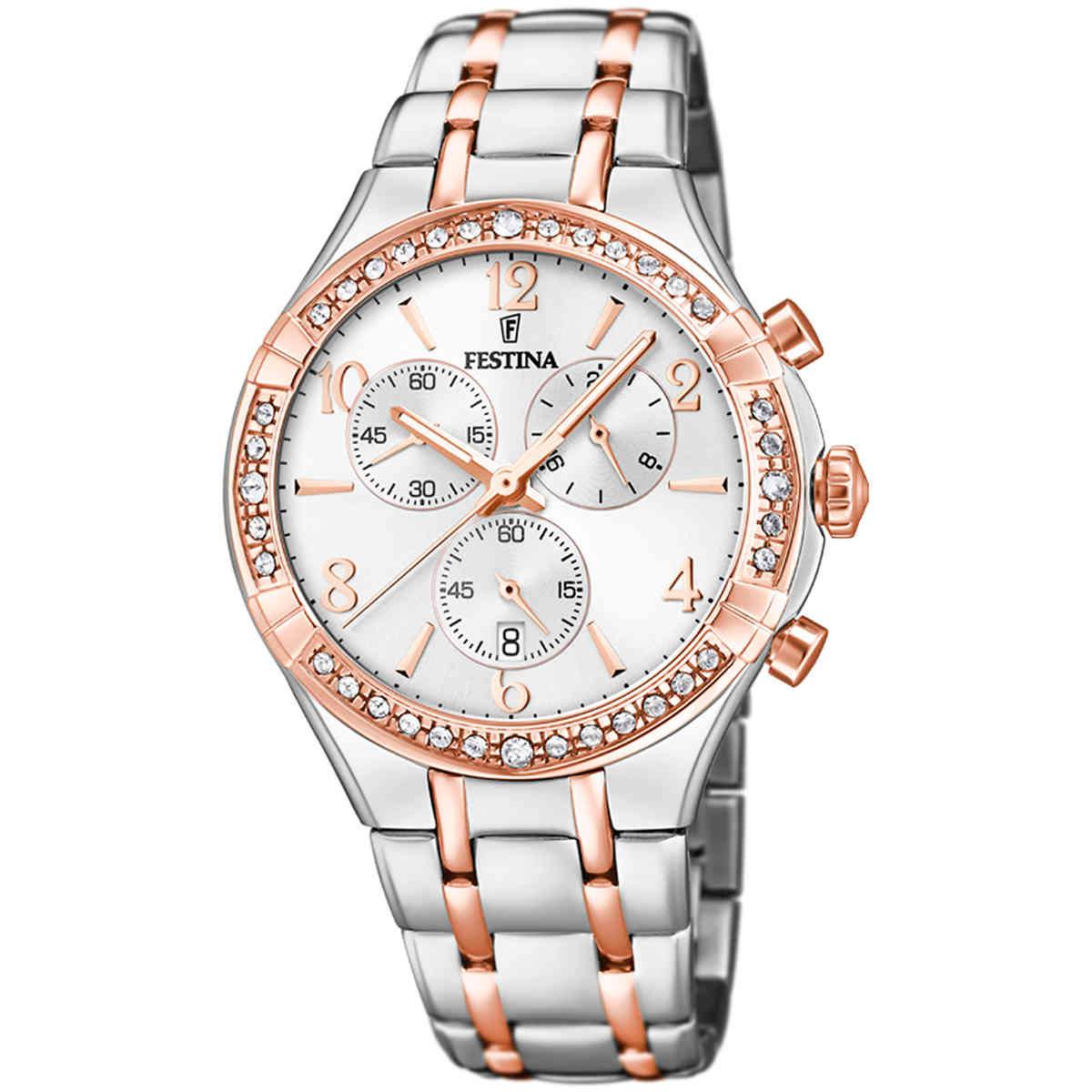 Festina Watch Woman Chronograph – Blue Salon