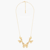 Les Nereides Flying Butterflies Collar Necklace