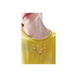 Les Nereides Flying Butterflies Collar Necklace