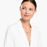 Swarovski Ginger T Bar Necklace White Rose-Gold One Size