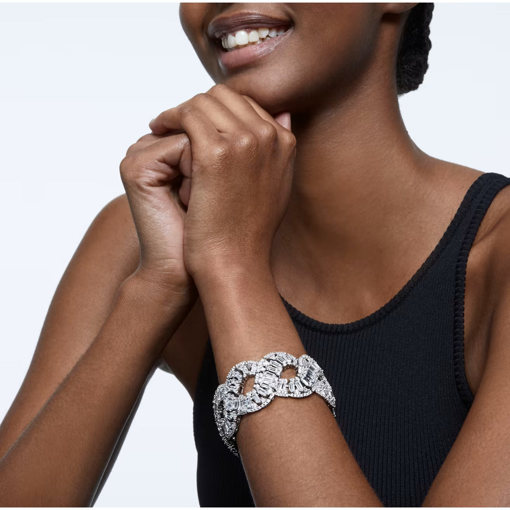 Swarovski Hyperbola Bracelet Wave White Rhodium Plated | Bracelet | Braceletes | Fashion Jewellery | Ladies bracelet | New Prices | Women | Womens Swarovski Hyperbola Bracelet Wave White Rhodium Plated | Bracelet | Braceletes | Fashion Jewellery | Ladies bracelet | New Prices | Women | Womens