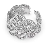 Swarovski Hyperbola Bracelet Wave White Rhodium Plated