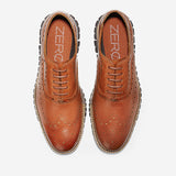 Cole Haan ZERØGRAND Wingtip Oxford Leather British Tan Leather/Java