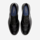 Cole Haan 2.ZERØGRAND Wingtip Oxford Black Leather/Black