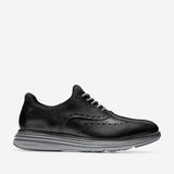 Cole Haan ØriginalGrand Ultra Wing Oxford Black Leather/Quiet Shade-Sleet