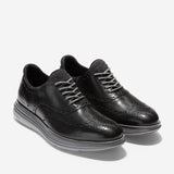 Cole Haan ØriginalGrand Ultra Wing Oxford Black Leather/Quiet Shade-Sleet