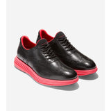 Cole Haan ØriginalGrand Ultra Wingtip Oxford Black Brush Off