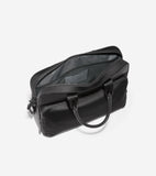 Cole Haan Nylon Leather Attache Black One Size