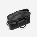 Cole Haan Nylon Leather Attache Black One Size