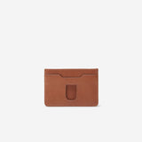 Cole Haan Smooth Leather Card Case British Tan One Size