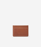 Cole Haan Smooth Leather Card Case British Tan One Size