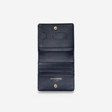 Cole Haan Card Case With Zip Marine Blue One Size