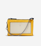 Cole Haan Double Gusset Pouch,Marine Blue/Goldone Size Marine Blue/Goldsize One Size