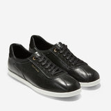 Cole Haan GrandPrø Turf Sneaker Black Leather/Black Suede/Optic White