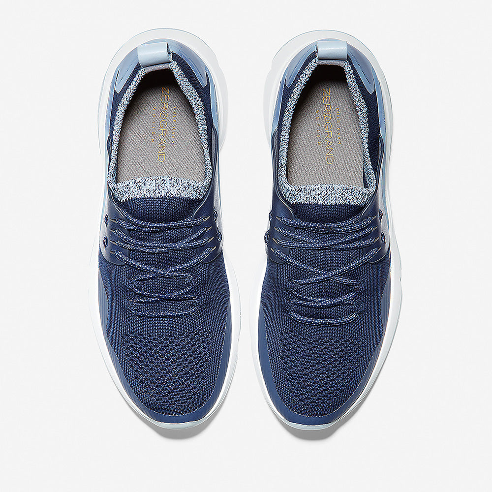 Cole Haan 3.ZERØGRAND Motion Stitchlite Trainer Maritime Blue Knit/Maritime Blue Leather/Optic White
