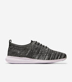 Cole Haan 2.ZERØGRAND Stitchlite Oxford Black/Ironstone Knit/Black Patent/Violet Mist