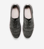 Cole Haan 2.ZERØGRAND Stitchlite Oxford Black/Ironstone Knit/Black Patent/Violet Mist
