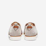 Cole Haan Grand Ambition Lace Up Paloma Water Resistant Suede/British Tan/Ivory