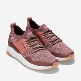 Cole Haan ZERØGRAND All-Day Trainer Stitchlite Winetasting/Marron/Withered Rose/Mahogany Rose Knit/Optic White