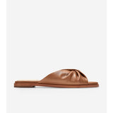 Cole Haan Alyx Slide Sandal Caramel Leather