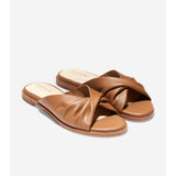 Cole Haan Alyx Slide Sandal Caramel Leather