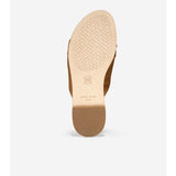 Cole Haan Alyx Slide Sandal Caramel Leather