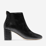 Cole Haan Nella Bootie (65mm) Black Leather/Box Leather
