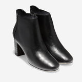 Cole Haan Nella Bootie (65mm) Black Leather/Box Leather