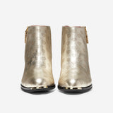Cole Haan Grand Ambition Bootie (55mm) Soft Gold Leather/ Gold