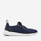 Cole Haan ZERØGRAND Global Trainer Marine Blue Knit/Ether/Optic White