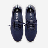 Cole Haan ZERØGRAND Global Trainer Marine Blue Knit/Ether/Optic White