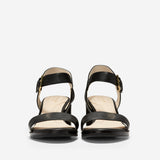 Cole Haan Anette Sandal (55mm) Black Tumbled Leather