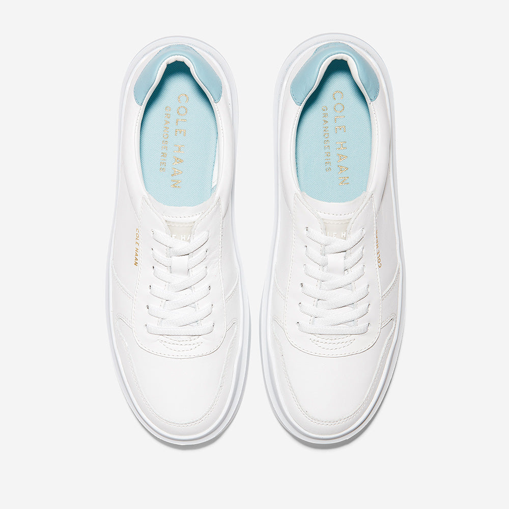 Cole Haan GrandPrø Rally Court Sneaker Optic White/Crystal Blue/Optic White