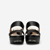 Cole Haan Grand Ambition Flatform Wedge Slide (65mm) Black Leather