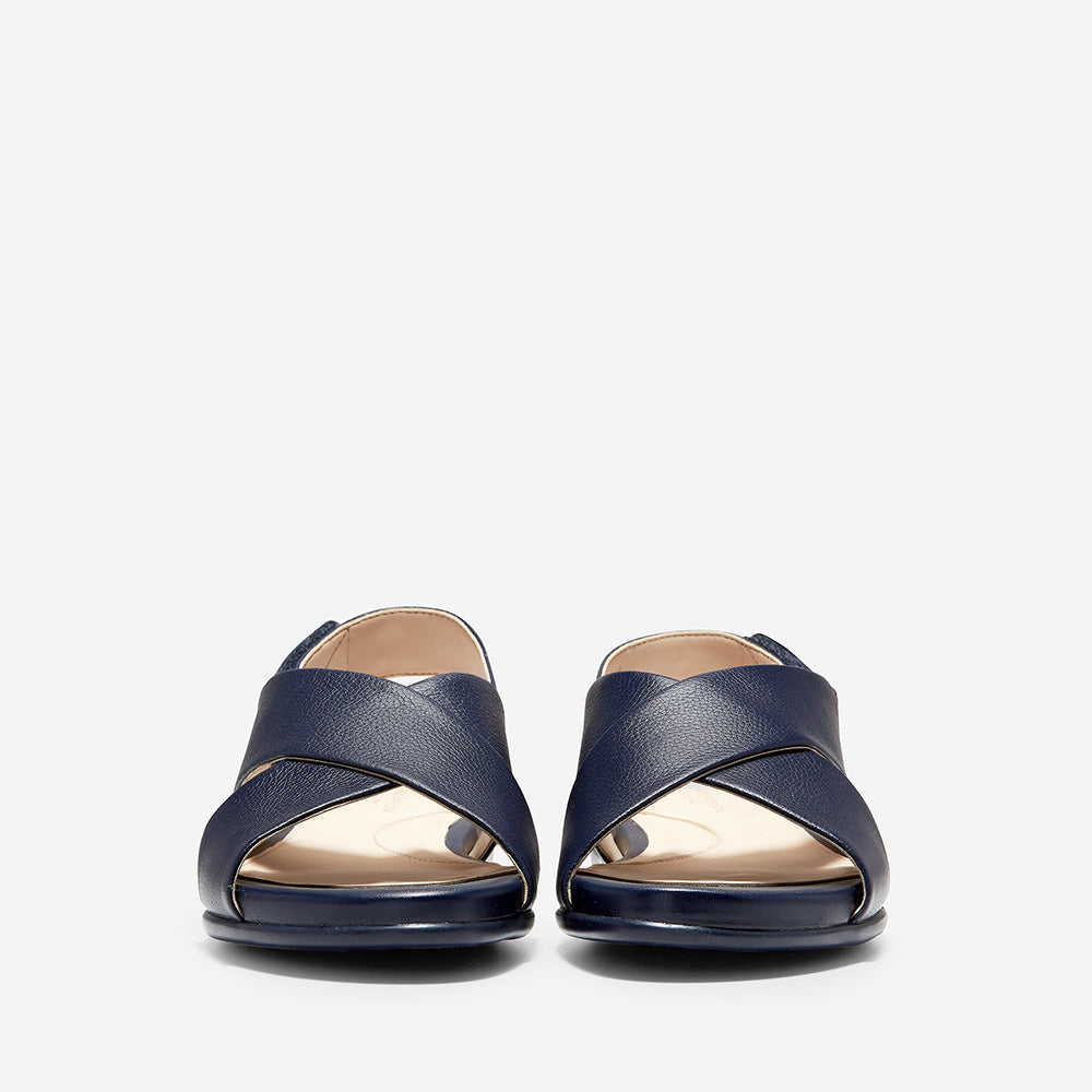 Cole Haan Grand Ambition Flat Sandal Marine Blue Leather/ Tonal | cart2cart | Footwear | Last Chance | Leather Goods | Sandals | Womens | Womens Fashion Cole Haan Grand Ambition Flat Sandal Marine Blue Leather/ Tonal | cart2cart | Footwear | Last Chance | Leather Goods | Sandals | Womens | Womens Fashion