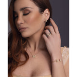 سوار ميشيلا من الذهب عيار 18 قيراطًا والماس على شكل فراشة أساسي