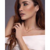 Michella 18 Ct Gold Diamond Earring Basic