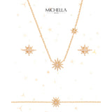 Michella 18 Ct Gold Diamond Earring Basic