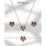 Michella 18 Ct Gold Diamond Necklace Basic