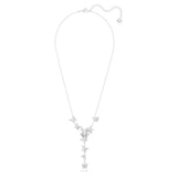 Swarovski Lilia Y Necklace Butterfly White Rhodium plated
