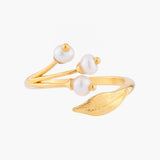 Les Nereides Lily Of The Valley Adjustable Ring