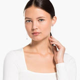 Swarovski Magic Chain Pierced Earrings White One Size