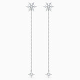 Swarovski Magic Chain Pierced Earrings White One Size