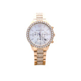 Michael Kors Layton Chronograph Pale Rose Gold-Tone Stainless Steel Watch