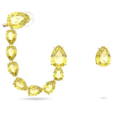 Swarovski Millenia Set Earcuff and Stud Yellow Gold-tone plated