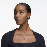 Swarovski Millenia Set Necklace and Earrings Trilliant Cut Pink Rhodium plated