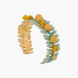 Les Nereides Mimosa Flowers Bangle Bracelet