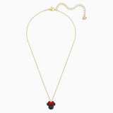 Swarovski Minnie Pendant Black Gold-Tone One Size